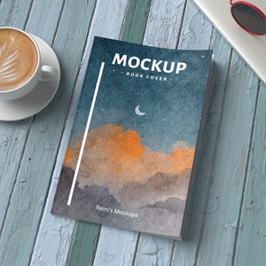 Book Mockup Cover Showcase, Cool PSD Book Cover Mockup, Branding Book Mockup, Photorealistic Softcover Book Mockup, Kdp Book Mockup
