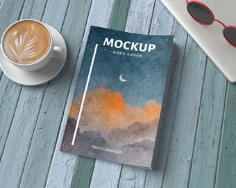 Book Mockup Cover Showcase, Cooles PSD Buch Cover Mockup, Branding Buch Mockup, Fotorealistischer Softcover Buch Mockup, Kdp Buch Mockup
