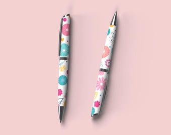 Maquette PSD pour deux stylos : modèle de marque de stylo modifiable