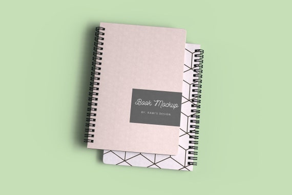 Sketch Notebook Mockup Composition PSD Editable Template