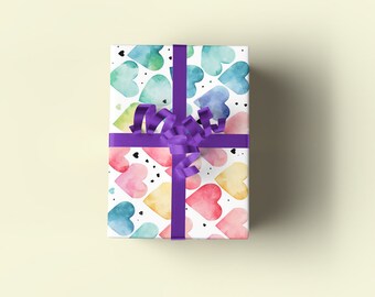 Present Wrapping Paper Mockup PSD, Customizable gift wrapping mockup design, Elegant wrapping paper presentation template