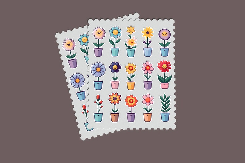 Sticker Sheet Mockup Psd and Jpg, Professional Stickers Mockup for ...