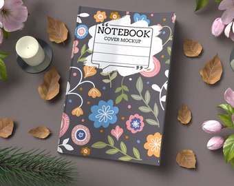 Kdp paperback book cover mockup, Mockup Tamplate For Low Content Book, Notebook Cover Mockup, Beautiful Book Mockup,  reading book mockup
