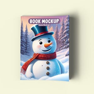 Editable Closed Book Cover Mockup, 8.5 x 11 paperback book cover mockup design, Editable 8.5 x 11 book cover mockup, Kdp A+ content mockup