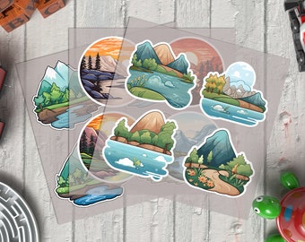 Transfers Sheet Stickers Mockup, Editable Transfers Sheet Mockup, Transfers Stickers Mockup, Adhesive Marketing Presentation, Sticker mockup