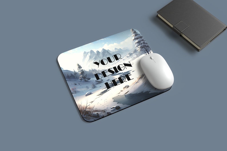 Editable PSD Mouse Pad Mockup, Mouse Pad Showcase Presentation, Mouse ...