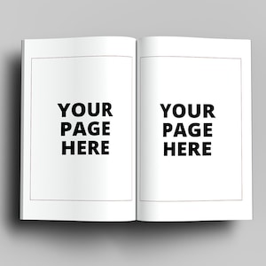 Flying 6 X 9 Open Book Mockup Psd and Jpg, 6 x 9 Inch Book Interior Mockup, Book Mockup 6 x 9 Inch, Book Pages Mockup 6 x 9 Inch, Kdp Mockup