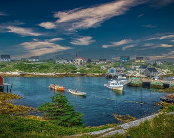 Peggy's Cove wall art/Nova Scotia/Canada/fishing village/landscape/cityscape/tragedy/lighthouse/Swissair 111/seaside/pirates/Oak Island