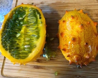 Jelly Melon Seeds | Heirloom | Aka African Horned Cucumber | Kiwano | Organic