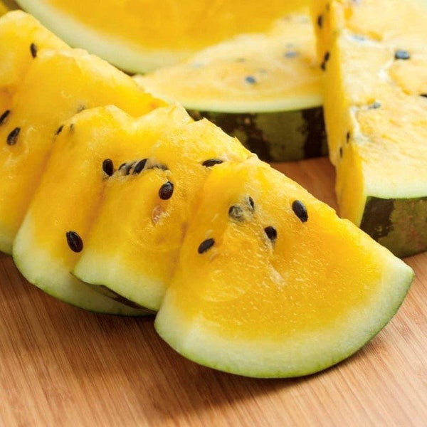 Yellow Crimson Watermelon Seeds | Heirloom | Organic