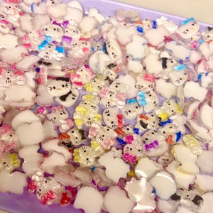 20 dijes para uñas - Mezcla de gatitos Kawaii