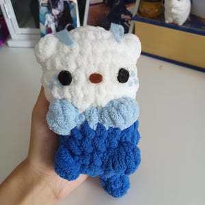 Mini  Genshin otter crochet plush