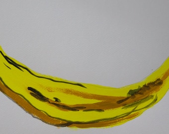 ensemble de cartes postales bananes de quatre