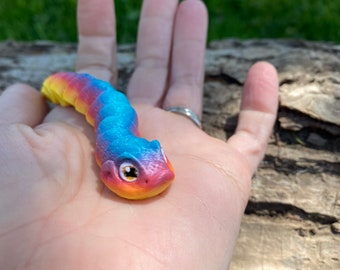Flexible 3D Printed Mini Baby Hognose Snake - Imaginative Play Toy
