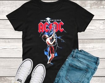 Ac Dc Thunderstruck T Shirt - Etsy