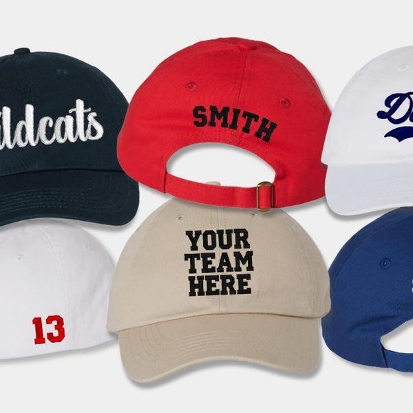 Custom Embroidered Hats – Bulk Personalized Caps for Sports Teams, Parties, Weddings & Group Gifts