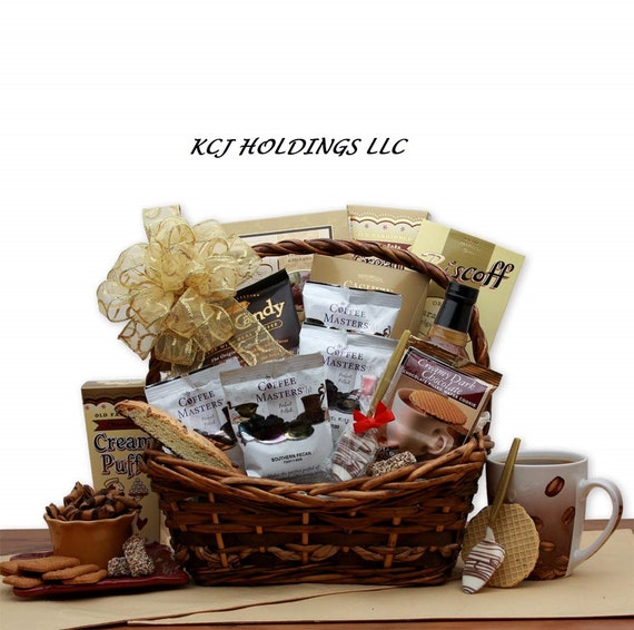 Coffee Time Gift Basket Gourmet Coffee Basket Corporate Gift