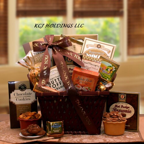 A Very Special Thank You Gourmet Gift Basket Gift Basket Etsy