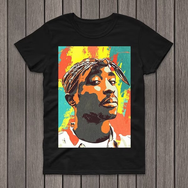 Tupac Shakur Memorial T-Shirt - Limited Edition Collectible, Remembering Tupac Shakur, Collectible for Hip Hop Fans