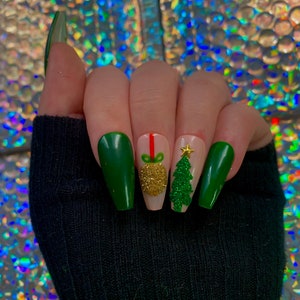 Gel Press On Nails | Custom Nails | Hand Painted Nail Art | Reusable Press Ons | Fake Glue On Nails | Comes With a Free Prep Kit