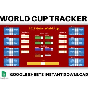 DIGITAL and INTERACTIVE World Cup Tracker with Sweepstake - Google Sheets