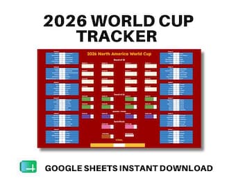 DIGITAL and INTERACTIVE World Cup Tracker 2026 with Sweepstake - Google Sheets