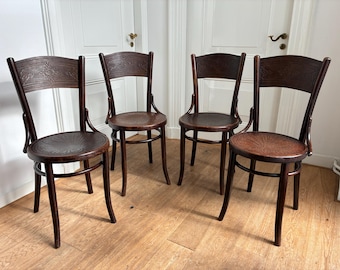 A Pair of Thonet No. 56 Bentwood Chairs; Early 20th Century - Etsy