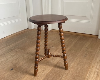 Bobbin small table - stool, 1950's