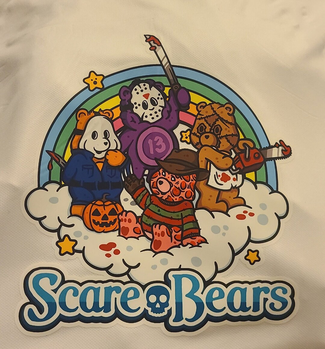 Scare Bears Direct to Film DTF Transfer Etsy