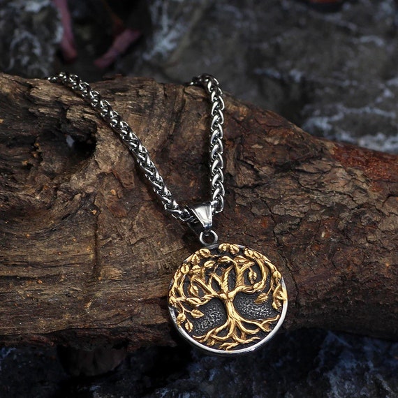 Sterling Silver Men's Celtic Tree of Life Necklace - ShanOre Irish Jewlery