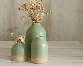 Mint Green Mini Bud Vase