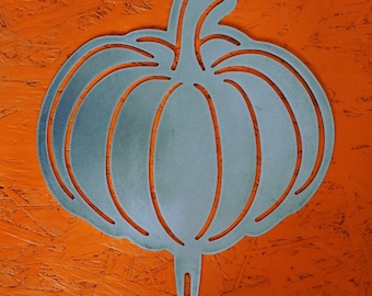 Large metal Pumpkin garden decoration / outdoor weathering steel pumpkin