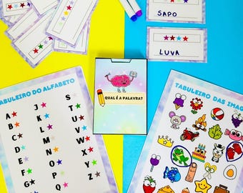 Encuentra la palabra - Juego de palabras en portugués / Imprime, juega y aprende