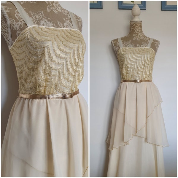 Gold Wedding Dress Etsy UK