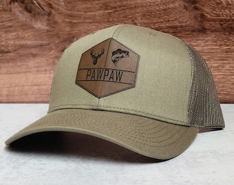 Pawpaw Hat | Hexagon | Richardson 112 | Symbols and Hobbies | Grandpa Gift | Personalized Hat | Dad Hat | Custom Hat | Gift For Papa
