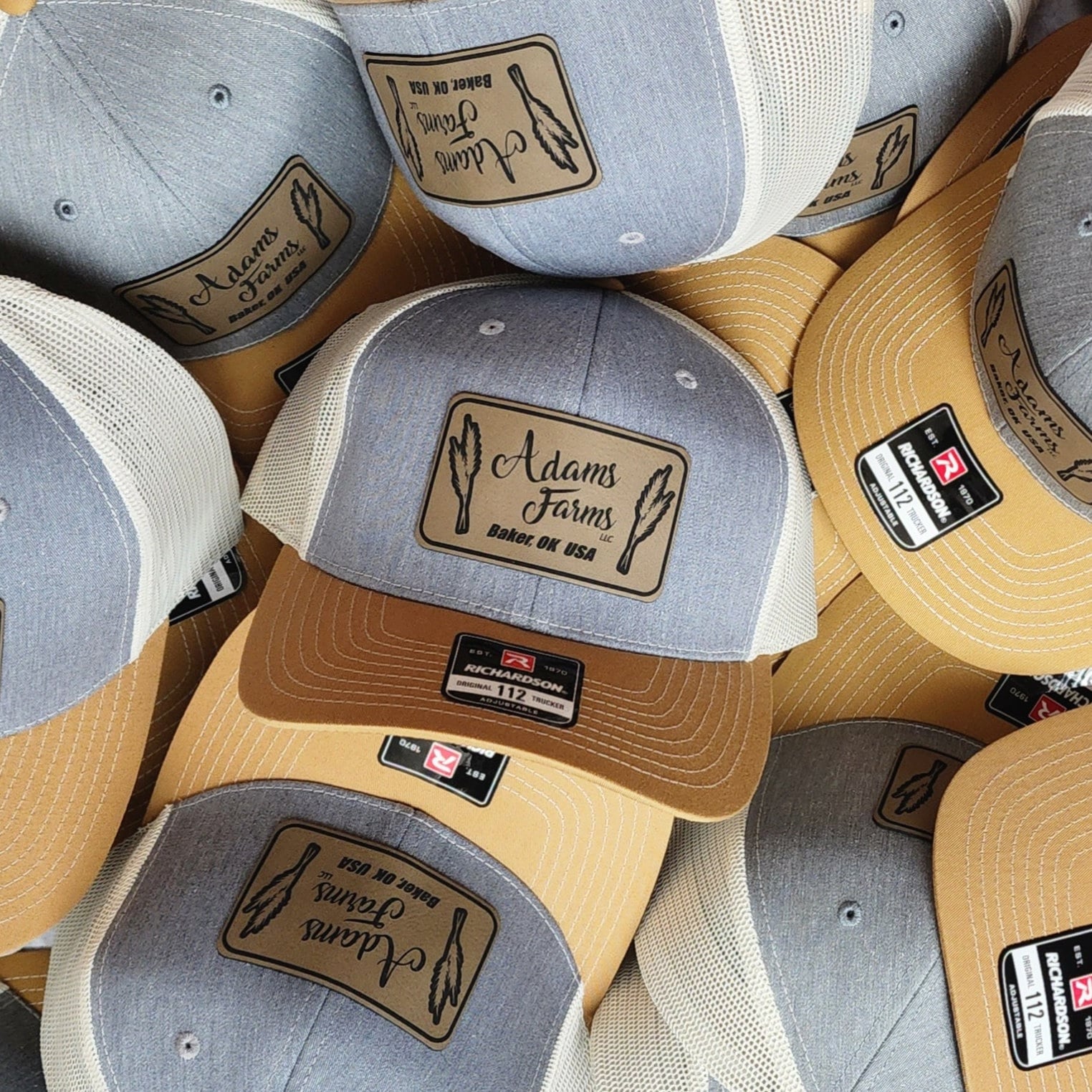 Custom Logo Hat | Richardson 112 | Bulk Custom Leather Patch