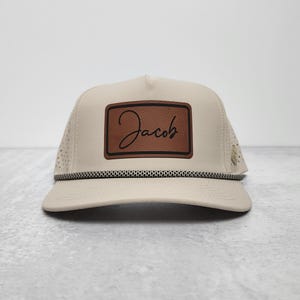 Personalized Toddler Hat with Name | Matching Family Hats for All Ages | Gokomade | Rectangle Patch