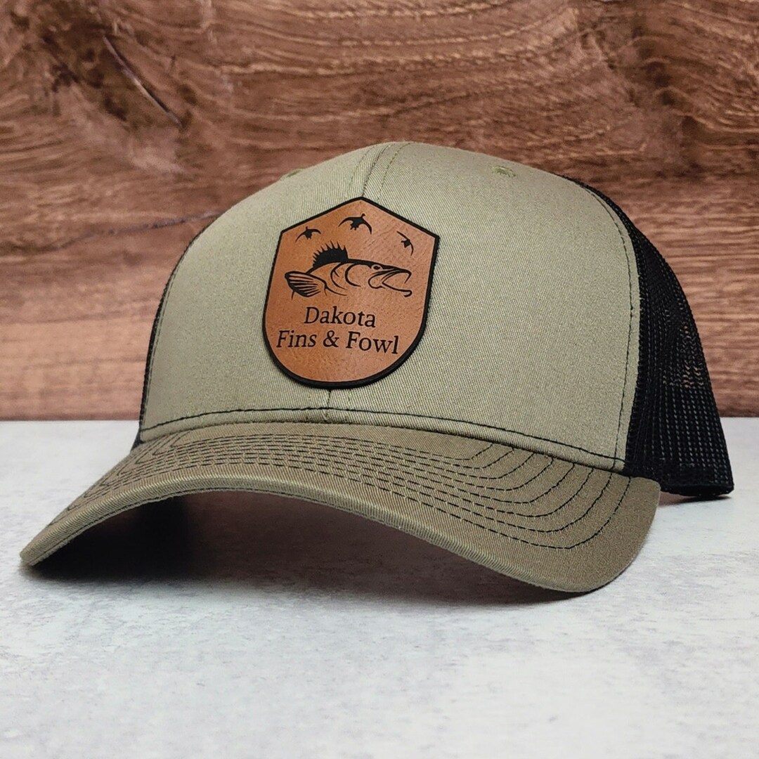 Custom Leather Patch Hats - Richardson 112