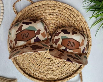 Personalized Toddler Hat with Name | Matching Family Hats for All Ages | Gokomade | Hexagon Patch | Hats Sold Individually