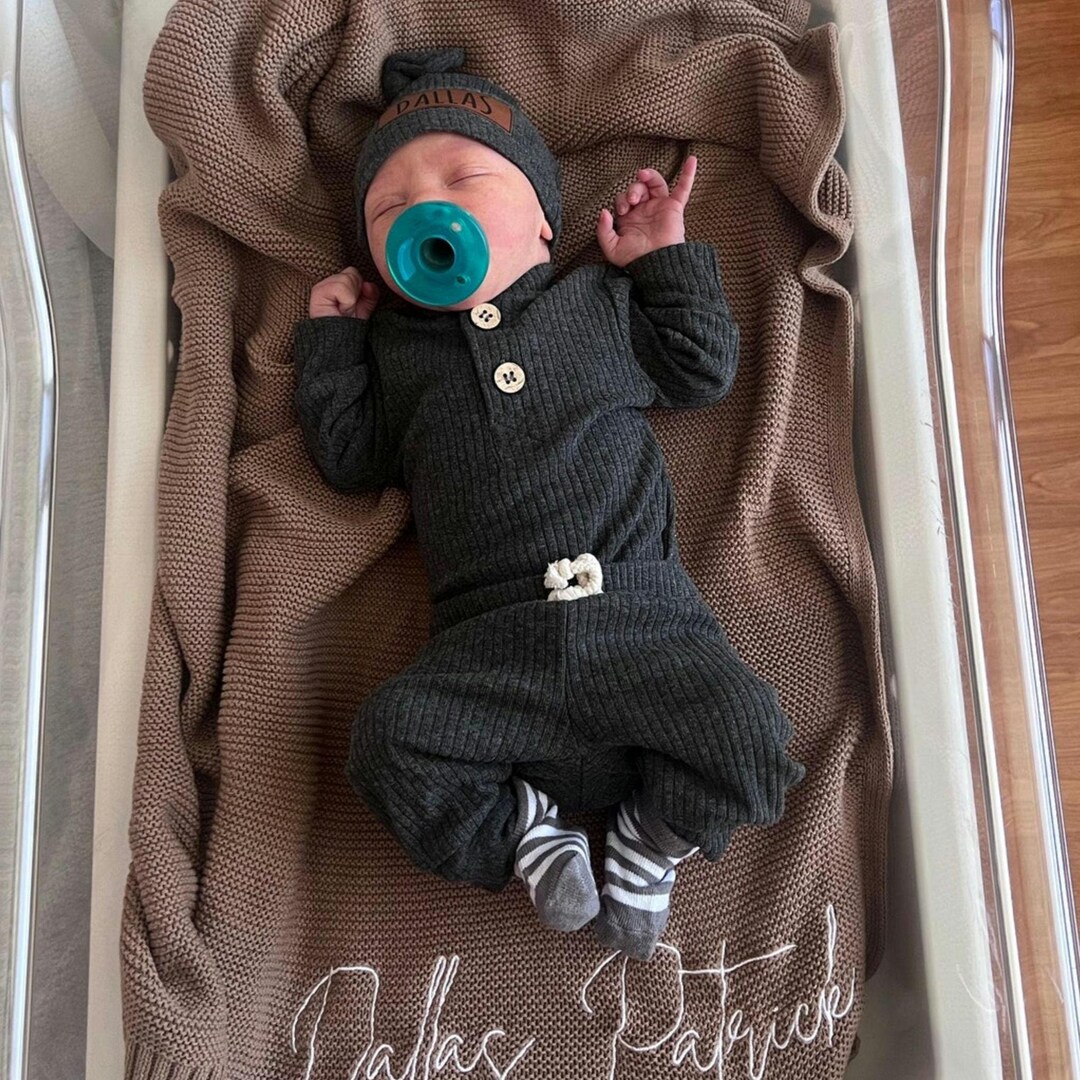 Baby Boy Coming Home Outfit | Personalized Newborn Set | Newborn Going ...