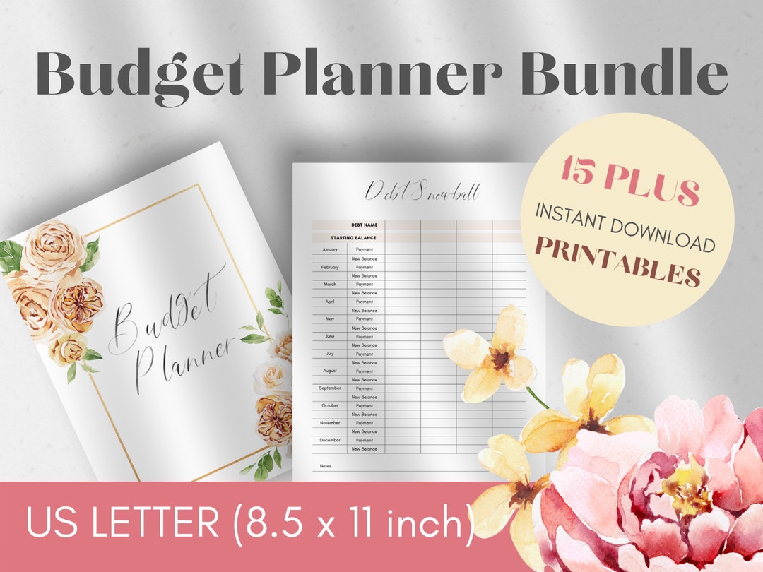 Budget Planner Printables - Etsy
