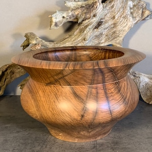 Large Wooden Bowl Fruit Bowl Handmade From English Walnut