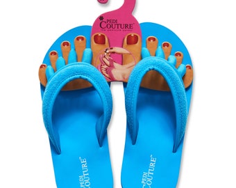 Pedi Couture Toe Separator Sandals for Women Foam Sole Sandals