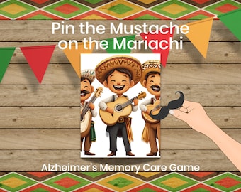 Cinco de Mayo Games, Memory Care Game, Dementia Activity, Alzheimers Games, Brain Games Dementia, Brain Games for Seniors, Activity Director