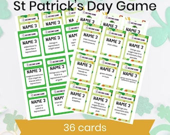 5 Second St Patrick’s Day Game, St Patrick’s Day Party Game, March Party Game, St Patrick’s activity, Games for Seniors, Dementia Game