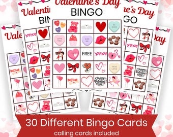 Valentines Day Bingo Cards, Valentines Bingo, Dementia Valentines Activities, Games for Seniors with Dementia, Alzheimers Game, Senior Fun