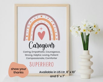 Caregiver Gift, Caregiver Appreciation Gift, Caretaker Gift, Thank You Gift for Caregiver, Elder Care Gift, Gift for Caregiver, Caring Gift
