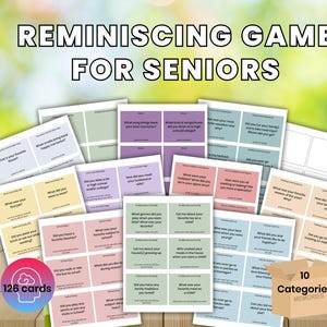 Reminiscing Game for Seniors, Conversation Dementia Resources, Dementia ...
