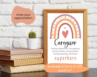 Care Giver Gift, Appreciation Gift, Gift for Caregiver, Caregiver Thank You Gift, Gift for Caretaker, Thank You Caregiver