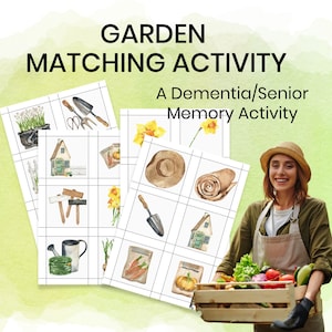 Dementia Games, Dementia Memory Care, Alzheimers Activities, Memory Care Game, Brain Games for Seniors, Dementia Activity